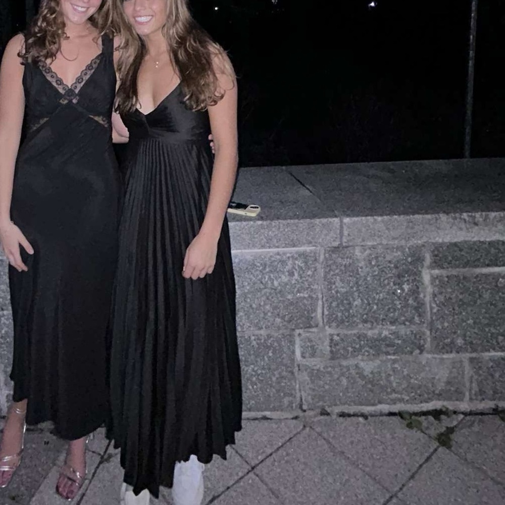 Black maxi dress